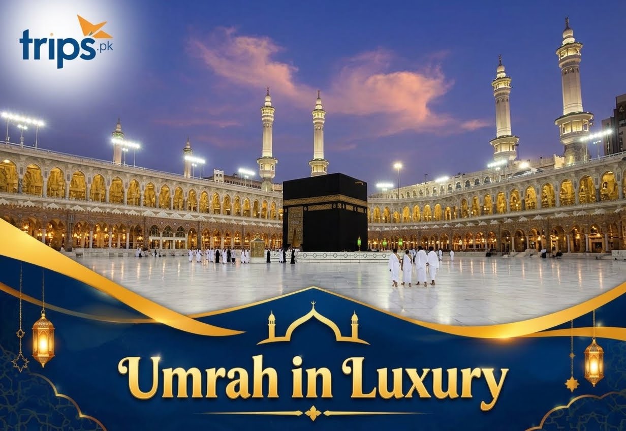Luxury 4-Star Umrah Package 2026 | Lahore & Karachi – Trips.pk